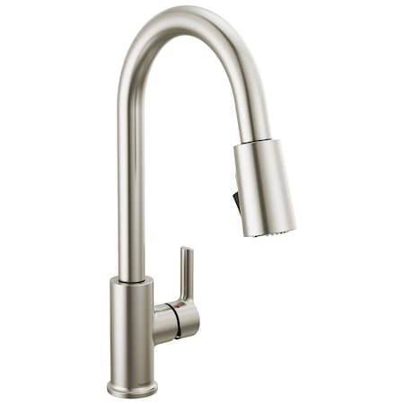 Flute Single Handle Pulldown Kitchen Faucet